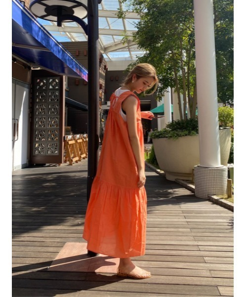 Bowl ロデオクラウンズワイドボウル のファッション Rodeo Crowns Relaxワンピース ワンピース Rodeo Wide セール Crowns Wide