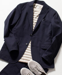 NOLLEY'S goodman | COOL MAX シアサッカー セットアップ テーラードジャケット(テーラードジャケット)