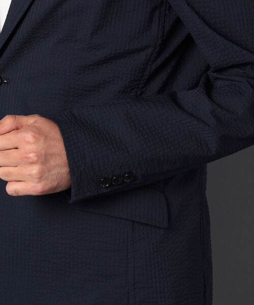 NOLLEY'S goodman（ノーリーズグッドマン）の「COOL MAX シアサッカー セットアップ テーラードジャケット（テーラードジャケット・メンズ・ネイビー/ホワイト系その他4/ブルー系その他7・SMALL/MEDIUM/LARGE/X-LARGE）」の18枚目の写真