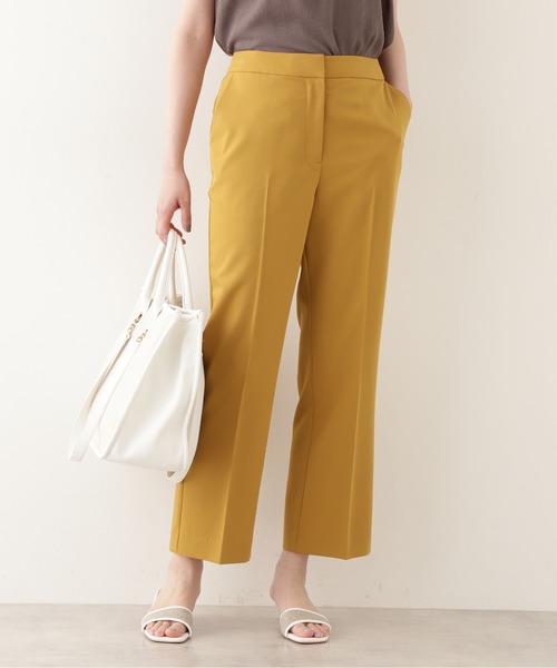 NATURAL BEAUTY BASIC(ナチュラルビューティーベーシック)の「セミフレアパンツ/0171220601(その他パンツ・レディース・ブラウン/ベージュ/マスタード・MEDIUM/X-SMALL/SMALL)」の3枚目の写真