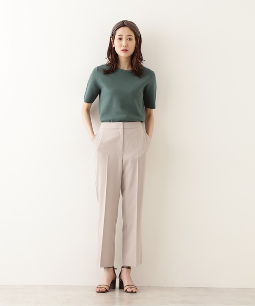 NATURAL BEAUTY BASIC(ナチュラルビューティーベーシック)の「セミフレアパンツ/0171220601(その他パンツ・レディース・ブラウン/ベージュ/マスタード・MEDIUM/X-SMALL/SMALL)」の10枚目の写真