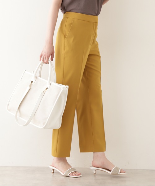 NATURAL BEAUTY BASIC(ナチュラルビューティーベーシック)の「セミフレアパンツ/0171220601(その他パンツ・レディース・ブラウン/ベージュ/マスタード・MEDIUM/X-SMALL/SMALL)」の17枚目の写真