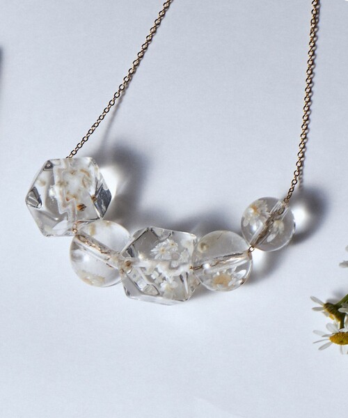 ANEVER(アンエバー)の「POLYGON ネックレス(ネックレス・レディース・ホワイト系/アイボリー・F)」の9枚目の写真