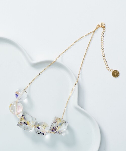 ANEVER(アンエバー)の「POLYGON ネックレス(ネックレス・レディース・ホワイト系/アイボリー・F)」の7枚目の写真