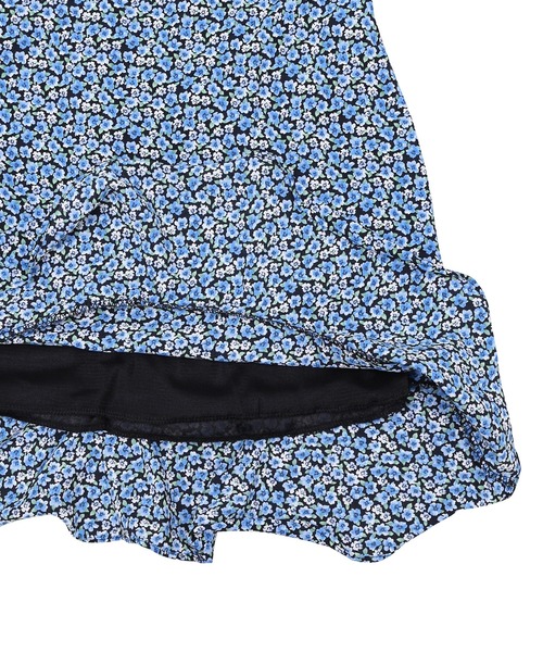 Figments（フィグメンツ）の「花柄ミニワンピース（ワンピース・レディース・ブルー・FREE）」の12枚目の写真