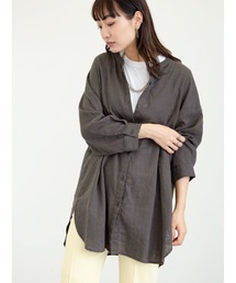 Sugar spoon | ・SUGAR SPOON リネンシャツチュニック＊(シャツ/ブラウス)