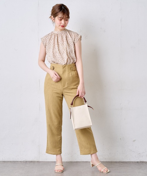 natural couture(ナチュラルクチュール)の「前後2WAYノースリーブビッグボータイブラウス(シャツ/ブラウス・レディース・オフホワイト/モカ/サックスブルー/ラベンダー/その他1/その他2・FREE)」の22枚目の写真