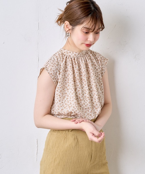 natural couture(ナチュラルクチュール)の「前後2WAYノースリーブビッグボータイブラウス(シャツ/ブラウス・レディース・オフホワイト/モカ/サックスブルー/ラベンダー/その他1/その他2・FREE)」の18枚目の写真
