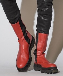 メンズのブーツ レッド 赤色系 ロング ファッション通販 Zozotown