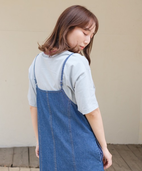 Kastane(カスタネ)の「リンガーフロッキーロゴT(Tシャツ/カットソー・レディース・ホワイト系その他/サックスブルー/ライム/ブラウン・M/XL)」の13枚目の写真