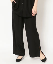 DROIT BELLO | DROIT BELLO（ドロイトベロ）加工サイドスリットワイドパンツ(その他パンツ)