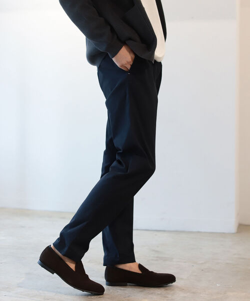 BEAMS LIGHTS(ビームスライツ)の「BEAMS LIGHTS / ストレッチ ワンプリーツ テーパード チノ 21(チノパンツ・メンズ・ネイビー/ベージュ/オリーブ/ブラウン系その他2/オフホワイト/ブラウン系その他・LARGE/SMALL/X-LARGE/MEDIUM)」の7枚目の写真