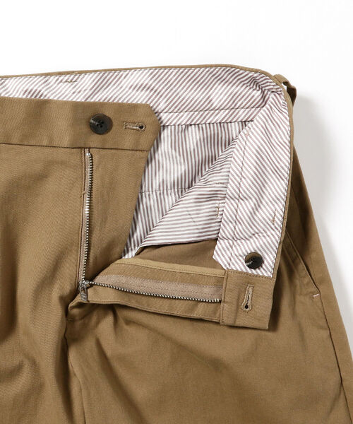 BEAMS LIGHTS(ビームスライツ)の「BEAMS LIGHTS / ストレッチ ワンプリーツ テーパード チノ 21(チノパンツ・メンズ・ネイビー/ベージュ/オリーブ/ブラウン系その他2/オフホワイト/ブラウン系その他・LARGE/SMALL/X-LARGE/MEDIUM)」の11枚目の写真