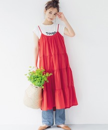 coca（coca） | サマーコットンティアードキャミワンピ(ワンピース)