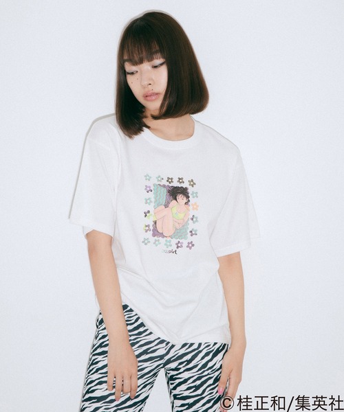 x-girl × 桂正和 I's アイズ 伊織 Tシャツ M X-girl ☆セール SALE☆ エックスガール X-GIRL × KATSURA