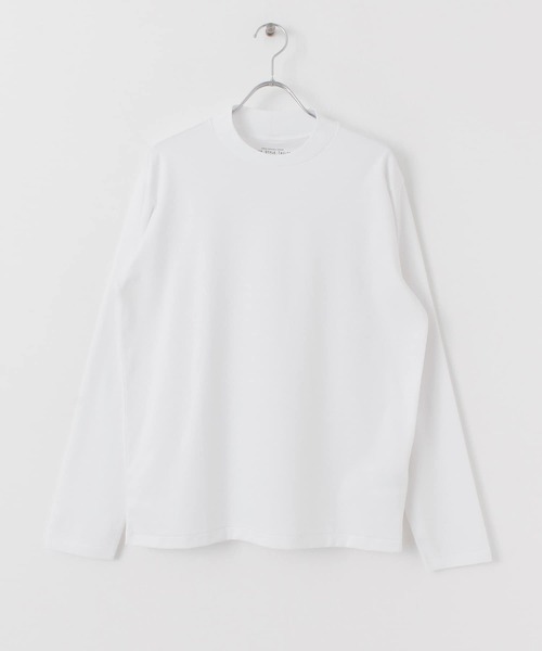 URBAN RESEARCH DOORS（アーバンリサーチドアーズ）の「LIFE STYLE TAILOR　シルケットポンチストレッチ長袖Tシャツ（Tシャツ/カットソー・メンズ・ホワイト/ブラック・MEDIUM/LARGE）」の10枚目の写真