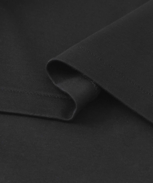 URBAN RESEARCH DOORS（アーバンリサーチドアーズ）の「LIFE STYLE TAILOR　シルケットポンチストレッチ長袖Tシャツ（Tシャツ/カットソー・メンズ・ホワイト/ブラック・MEDIUM/LARGE）」の3枚目の写真