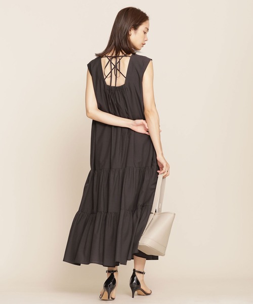 Stylevoice for xxx ワンピース バックオープンティアード