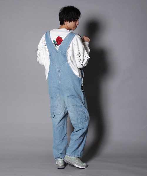 JACKROSE（ジャックローズ）の「JE-OVERALLS　オーバーオール（サロペット/オーバーオール・メンズ・ブラック/インディゴブルー/サックスブルー・M/L）」の2枚目の写真