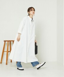 FREAK'S STORE | ▽マオカラーフレアシャツワンピース(ワンピース)