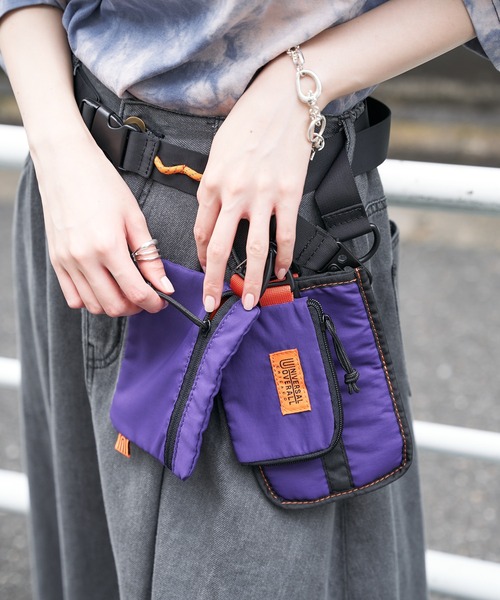 UNIVERSAL OVERALL（ユニバーサルオーバーオール）の「【UNIVERSAL OVERALL/ユニバーサルオーバーオール】別注マルチストラップショルダー（ショルダーバッグ・メンズ・ブラック/パープル/ブラウン/カーキ/オレンジ・ONE SIZE）」の6枚目の写真