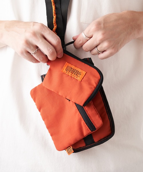 UNIVERSAL OVERALL（ユニバーサルオーバーオール）の「【UNIVERSAL OVERALL/ユニバーサルオーバーオール】別注マルチストラップショルダー（ショルダーバッグ・メンズ・ブラック/パープル/ブラウン/カーキ/オレンジ・ONE SIZE）」の21枚目の写真