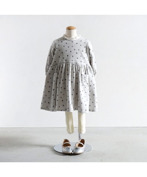 【セール】10mois ソフトサーモstarワンピース（ワンピース）｜10mois（ディモワ） 5,390円