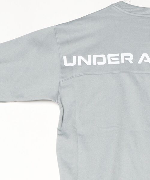 UNDER ARMOUR（アンダーアーマー）の「アンダーアーマー UA ARMOUR FLEECE Oversized Crew（スウェット・レディース・ライトグレー/ブラック/ホワイト・L/M/XL/S）」の5枚目の写真