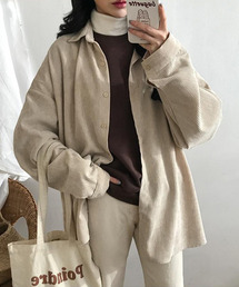 c.u.l | 【c.u.l:w】コーデュロイ ビッグシルエット シャツ culw78(シャツ/ブラウス)