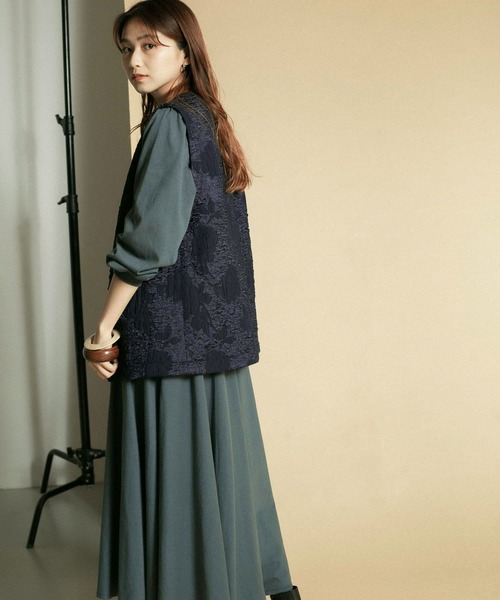 KBF（ケイビーエフ）の「ジャガードベスト（ベスト・レディース・アイボリー/ネイビー・ONE）」の16枚目の写真