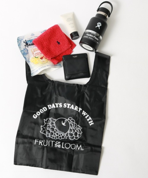 FRUIT OF THE LOOM（フルーツオブザルーム）の「[FRUIT OF THE LOOM/フルーツオブザルーム] 2WAY パッカブルエコトートバッグ（トートバッグ・レディース・ピンク/パープル/ブラック/グリーン・ONE SIZE）」の3枚目の写真