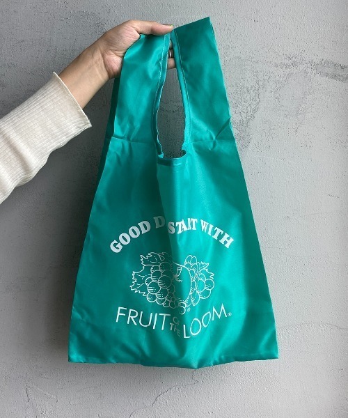 FRUIT OF THE LOOM（フルーツオブザルーム）の「[FRUIT OF THE LOOM/フルーツオブザルーム] 2WAY パッカブルエコトートバッグ（トートバッグ・レディース・ピンク/パープル/ブラック/グリーン・ONE SIZE）」の16枚目の写真