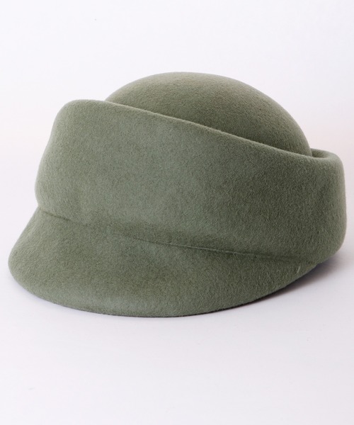 Sense of Grace（センスオブグレース）の「EDEL CAP トーク風キャップ（キャップ・レディース・ブラック/ベージュ/グレー/オレンジ/グリーン/ダークカーキ/マスタード・FREE）」の4枚目の写真