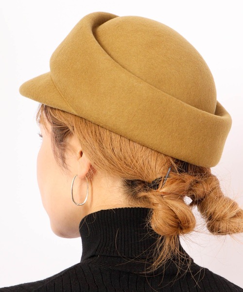 Sense of Grace（センスオブグレース）の「EDEL CAP トーク風キャップ（キャップ・レディース・ブラック/ベージュ/グレー/オレンジ/グリーン/ダークカーキ/マスタード・FREE）」の17枚目の写真