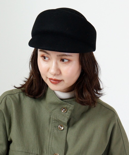 Sense of Grace（センスオブグレース）の「EDEL CAP トーク風キャップ（キャップ・レディース・ブラック/ベージュ/グレー/オレンジ/グリーン/ダークカーキ/マスタード・FREE）」の21枚目の写真