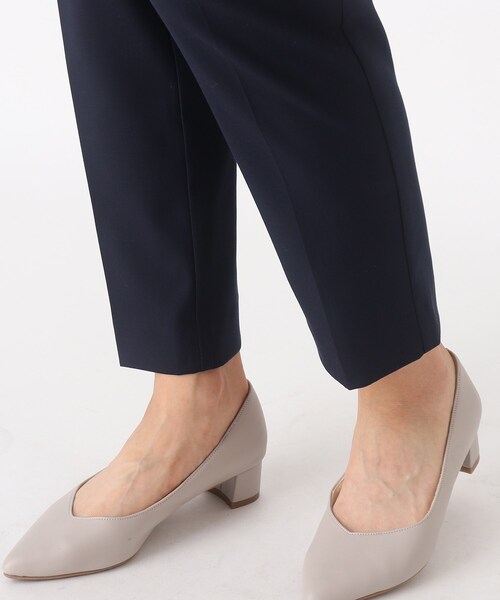 index（インデックス）の「◆DELEGANTタックテーパードパンツ【WEB限定サイズ】（スーツパンツ・レディース・ネイビー/ライトベージュ/ブラック系1/ライトオレンジ系・38/40/36/42）」の12枚目の写真