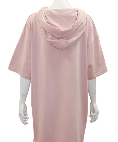 Secret Honey（シークレットハニー）の「パンケーキうさぎフード付ビッグTシャツ（Tシャツ/カットソー・レディース・ブラック/ピンク/ワインレッド・FREE）」の14枚目の写真