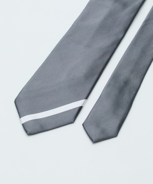 UNITED TOKYO(ユナイテッドトウキョウ)の「トニックシルクタイ(ネクタイ・メンズ・グレー/ブラック・FREE)」の7枚目の写真
