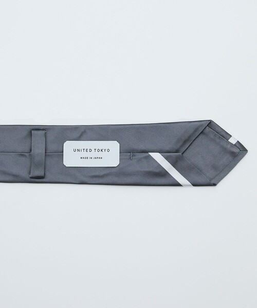 UNITED TOKYO(ユナイテッドトウキョウ)の「トニックシルクタイ(ネクタイ・メンズ・グレー/ブラック・FREE)」の8枚目の写真