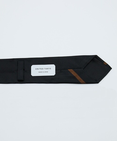 UNITED TOKYO(ユナイテッドトウキョウ)の「トニックシルクタイ(ネクタイ・メンズ・グレー/ブラック・FREE)」の5枚目の写真