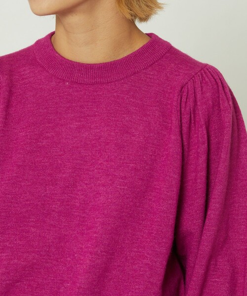 FREAK'S STORE（フリークスストア）の「パフスリーブニット（ニット/セーター・レディース・グリーン/ピンク/ブラック・ﾌﾘ-）」の13枚目の写真