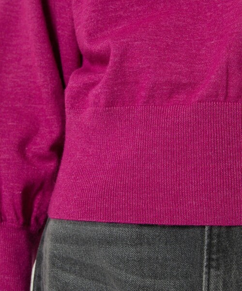 FREAK'S STORE（フリークスストア）の「パフスリーブニット（ニット/セーター・レディース・グリーン/ピンク/ブラック・ﾌﾘ-）」の16枚目の写真