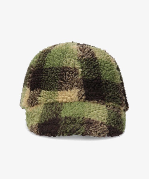 OVERRIDE（オーバーライド）の「OVERRIDE CHECK BOA MINI CAP（キャップ・レディース・ネイビー/オリーブ・57~59cm）」の3枚目の写真