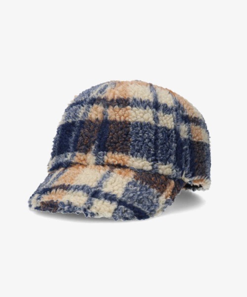 OVERRIDE（オーバーライド）の「OVERRIDE CHECK BOA MINI CAP（キャップ・レディース・ネイビー/オリーブ・57~59cm）」の4枚目の写真