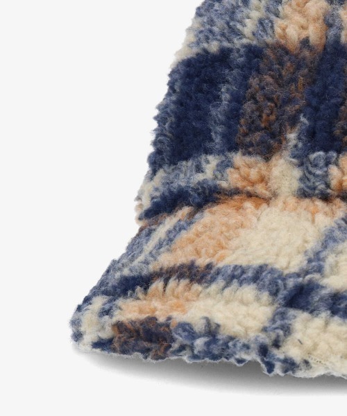 OVERRIDE（オーバーライド）の「OVERRIDE CHECK BOA MINI CAP（キャップ・レディース・ネイビー/オリーブ・57~59cm）」の6枚目の写真