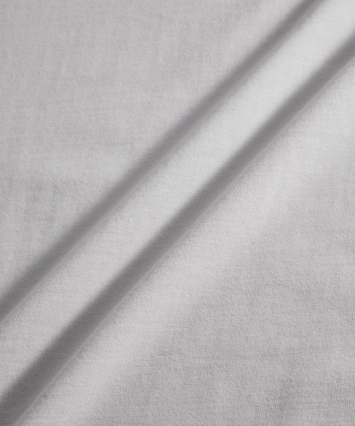 RUUBON（ルーボン）の「【RUUBON】rustic basic big Tee / ラスティック ベーシック ビッグ Tシャツ（Tシャツ/カットソー・メンズ・ホワイト/ブラック/グレー/グレー系/オフホワイト/チャコールグレー/グレイッシュブルー/グレイッシュベージュ/ホワイト×ブラック/ダークグリーン/ブラック×ホワイト/ライトブルー/ホワイト系1・S/M/L）」の17枚目の写真