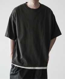 RUUBON（ルーボン）の「【RUUBON】rustic basic big Tee / ラスティック ベーシック ビッグ Tシャツ（Tシャツ/カットソー）」