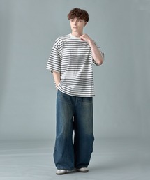 RUUBON（ルーボン）の「【RUUBON】rustic basic big Tee / ラスティック ベーシック ビッグ Tシャツ（Tシャツ/カットソー）」