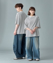 RUUBON（ルーボン）の「【RUUBON】rustic basic big Tee / ラスティック ベーシック ビッグ Tシャツ（Tシャツ/カットソー）」