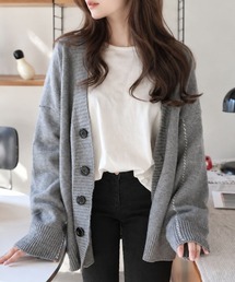 【人気アイテム◎】再入荷★ オーバーサイズニットカーディガン